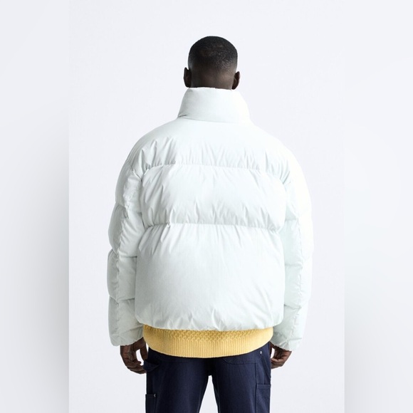 ZARA ~ Water Repellent Puffer Down Jacket - Picture 4 of 10